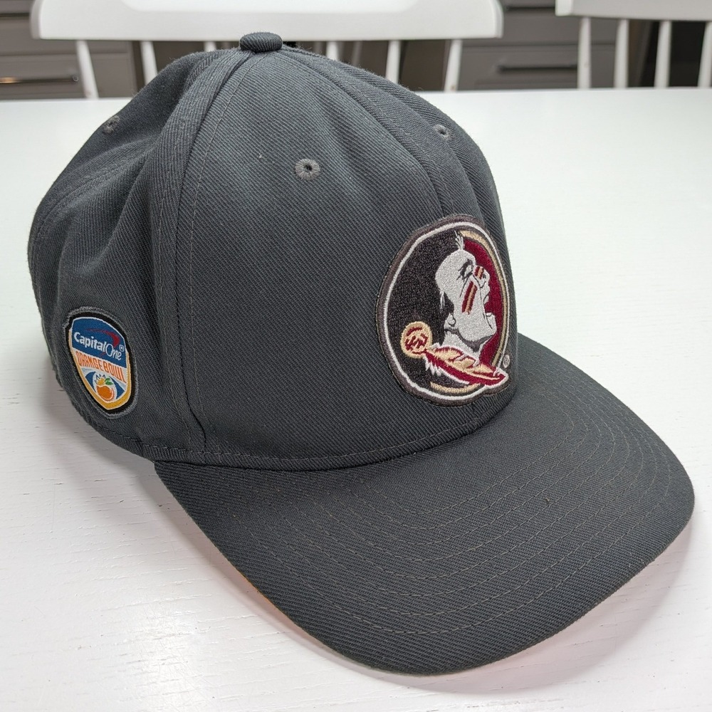 Nike Florida State Seminoles Hat 2016 Orange Bowl Champions Snapback Gray OSFM